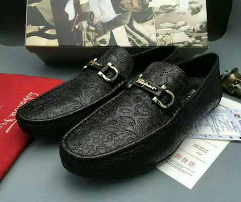 Salvatore Ferragamo Business Casual Men Shoes--153